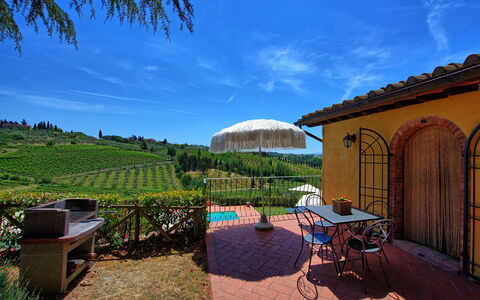 Semesterboende Casa Rossa 3: Balkong / terrass / uteplats, Utomhus