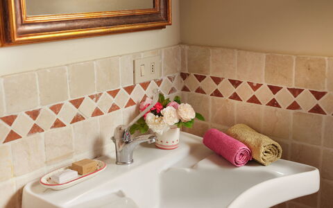 Semesterboende Pozzo Dei Desideri 1: Badrum