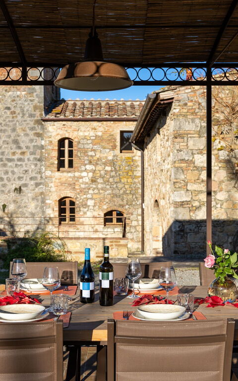 Villa Simone: Exteriör, Utomhus