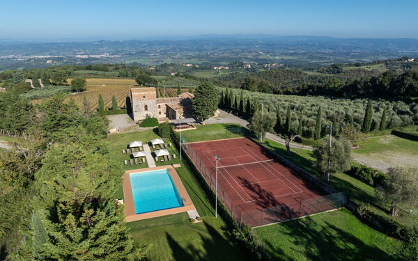 Villa Simone: Utomhus, Visningar