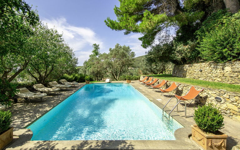 Castello Leopoldo: slå samman, Trädgård