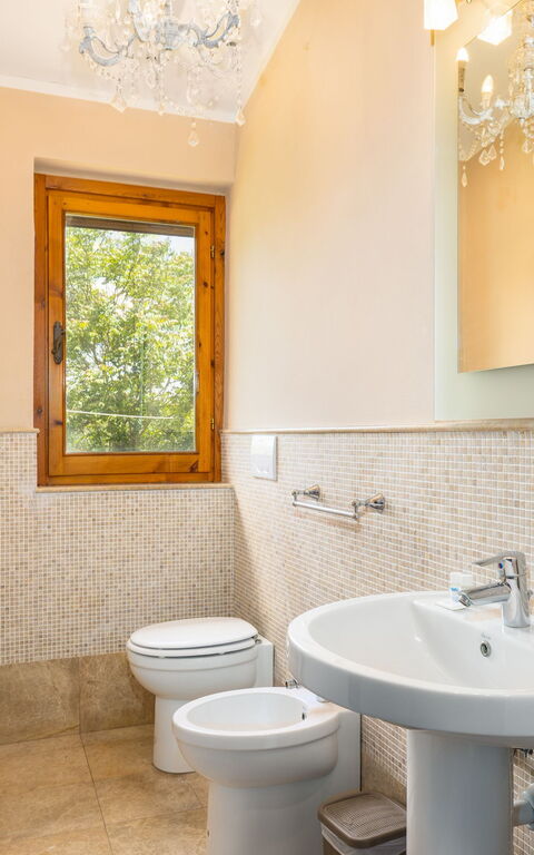 Villa Orchidea: Badrum