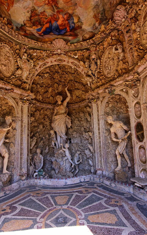 Montegufoni: Trädgård