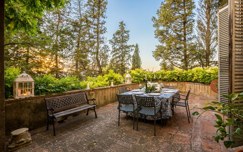 Semesterboende Galleria: Trädgård, Utomhus