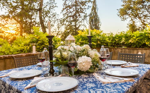 Semesterboende Galleria: Trädgård, Utomhus