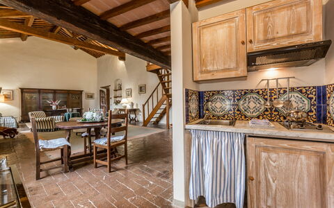 Semesterboende Teatro: Kök, Lunchrum, Vardagsrum