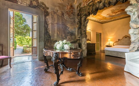 Semesterboende La Grotta: Lunchrum, Vardagsrum