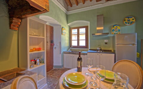 Semesterboende Torre 2: Kök, Lunchrum, Vardagsrum