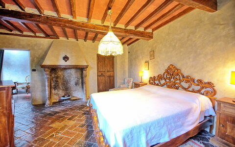 Semesterboende Montegufoni 3: sovrum