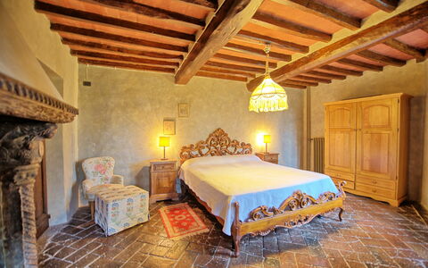 Semesterboende Montegufoni 3: sovrum