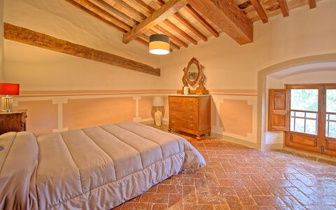 Semesterboende Montegufoni 18: sovrum