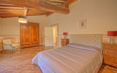 Semesterboende Montegufoni 18: sovrum