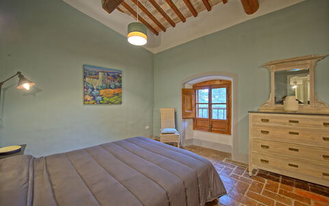 Semesterboende Montegufoni 17: sovrum