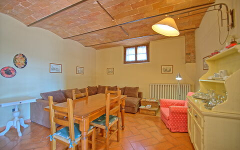 Semesterboende Acciaioli 3: Vardagsrum