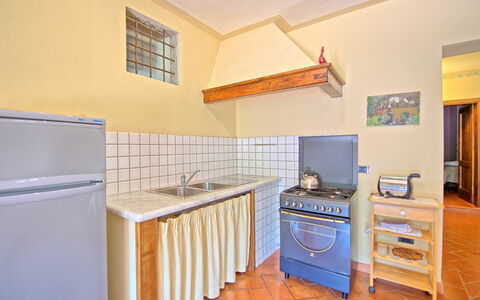 Semesterboende Acciaioli 3: Kök
