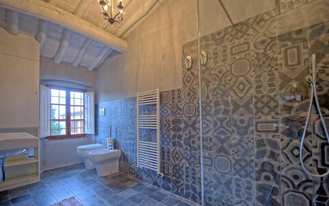 Semesterboende Acciaioli 14: Badrum