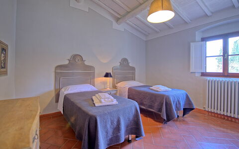 Semesterboende Acciaioli 4: sovrum