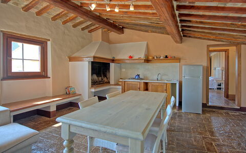 Semesterboende Torre: Kök, Lunchrum, Vardagsrum