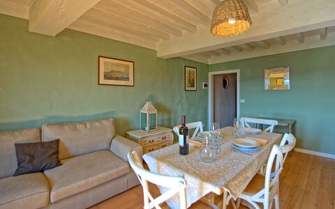 Semesterboende Bellavista: Lunchrum, Vardagsrum