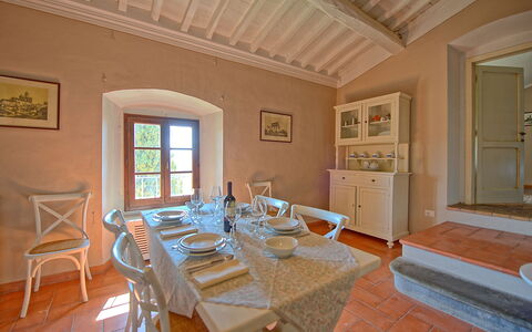 Semesterboende Montegufoni 30: Lunchrum