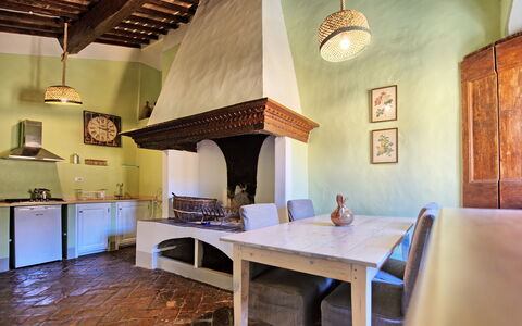 Semesterboende Montegufoni 29: Lunchrum, Vardagsrum