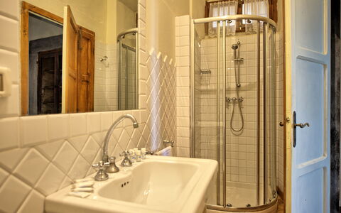 Semesterboende Fattoressa: Badrum