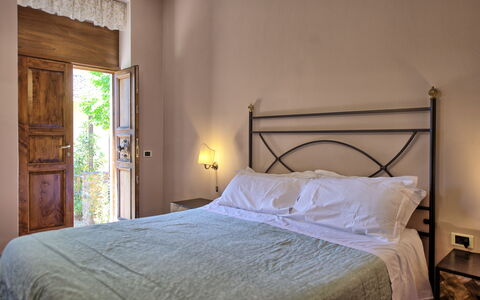 Semesterboende Villa Acciaioli: sovrum