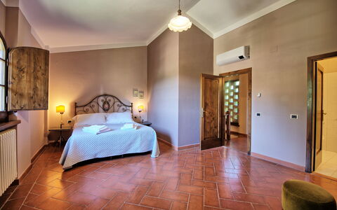 Semesterboende Villa Acciaioli: sovrum