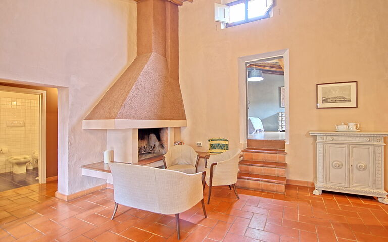 Semesterboende Acciaioli 1Bis: Kök, Lunchrum, Vardagsrum