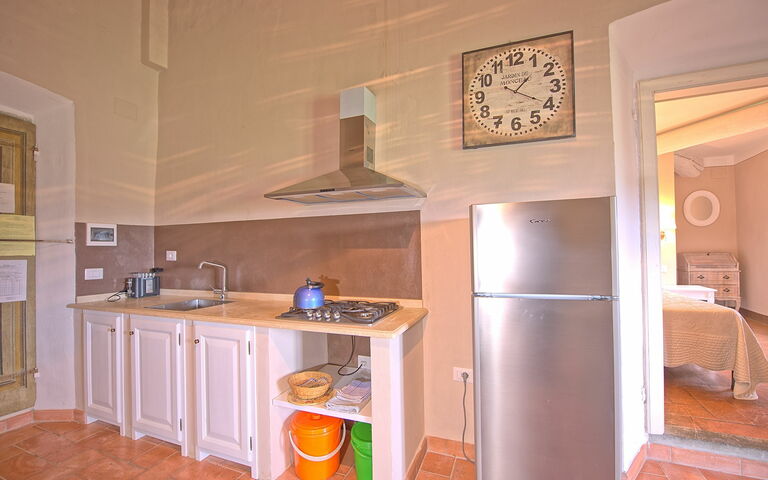 Semesterboende Montegufoni 30: Kök, Lunchrum, Vardagsrum