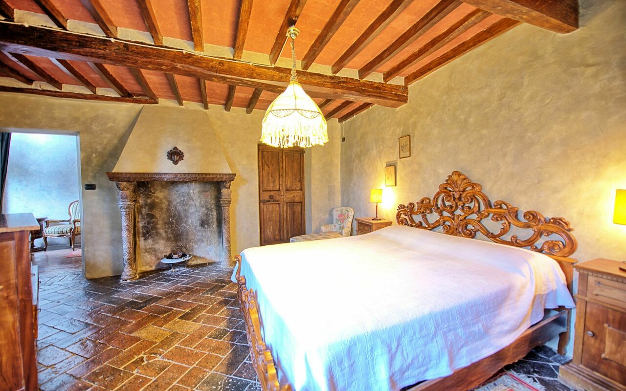 Semesterboende Montegufoni 3: sovrum