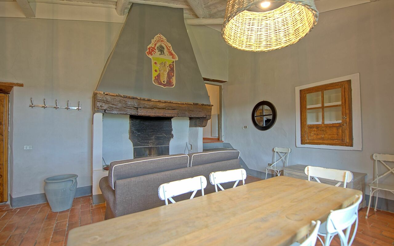 Semesterboende Acciaioli 14: Kök, Lunchrum, Vardagsrum