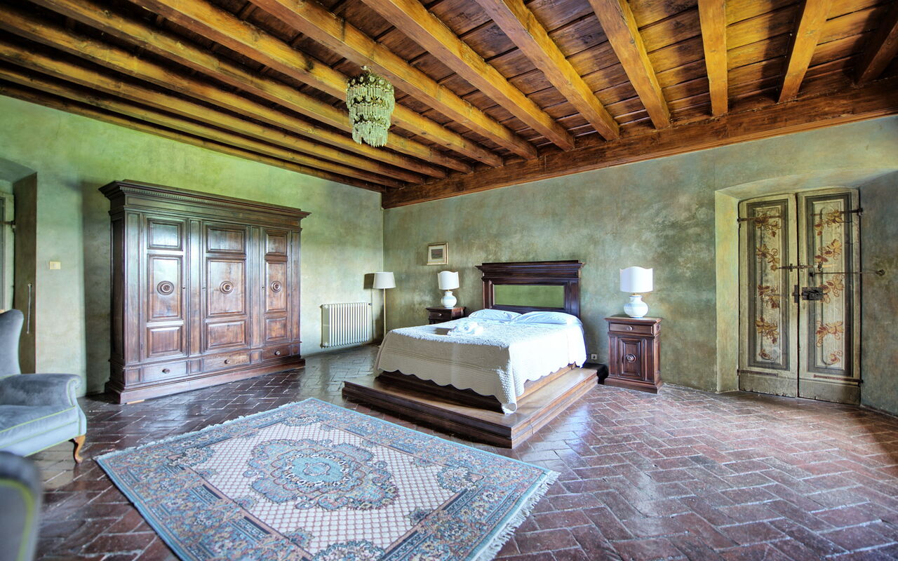 Semesterboende Montegufoni 23: sovrum