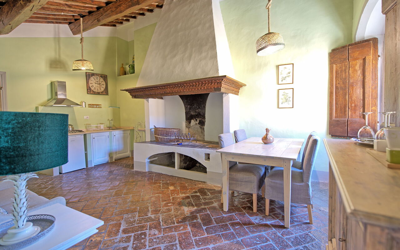 Semesterboende Montegufoni 29: Lunchrum, Vardagsrum