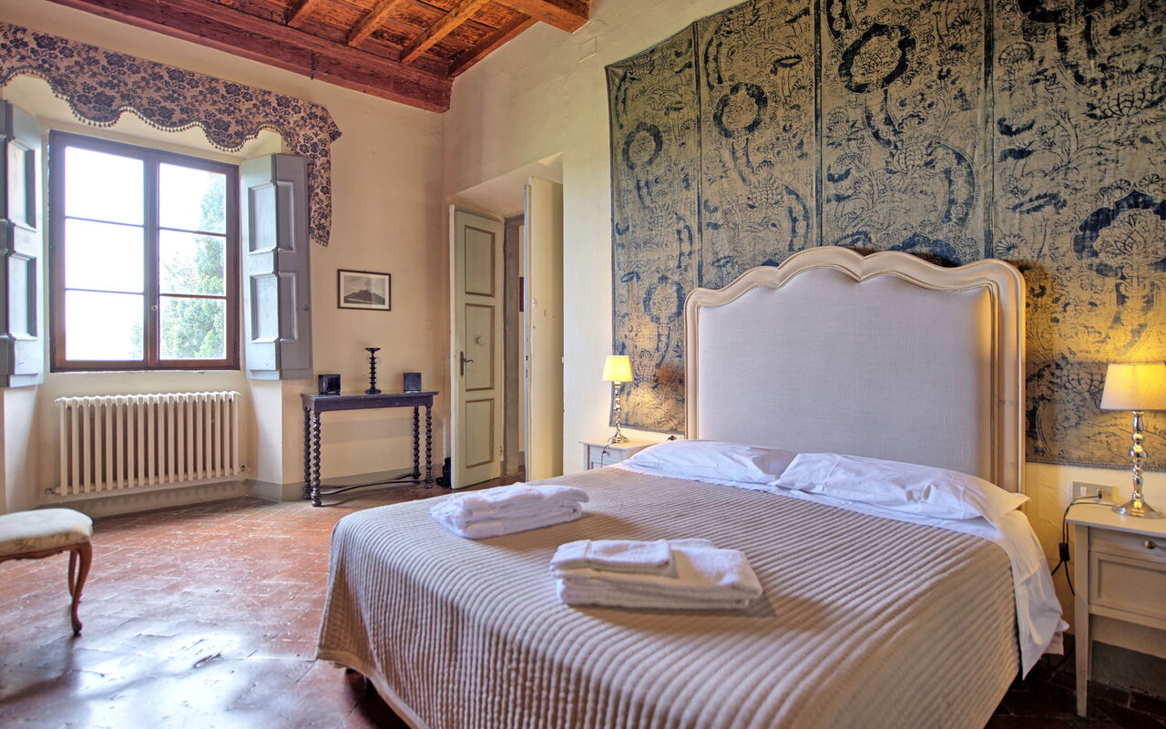 Semesterboende Fattoressa: sovrum