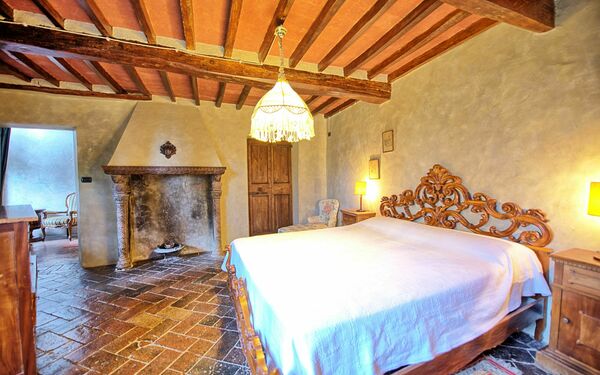 Semesterboende Montegufoni 3: sovrum