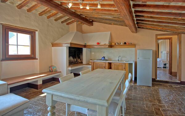 Semesterboende Torre: Kök, Lunchrum, Vardagsrum