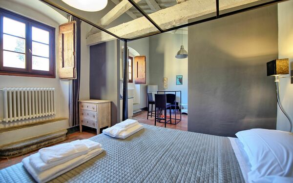 Semesterboende Montegufoni 22: sovrum