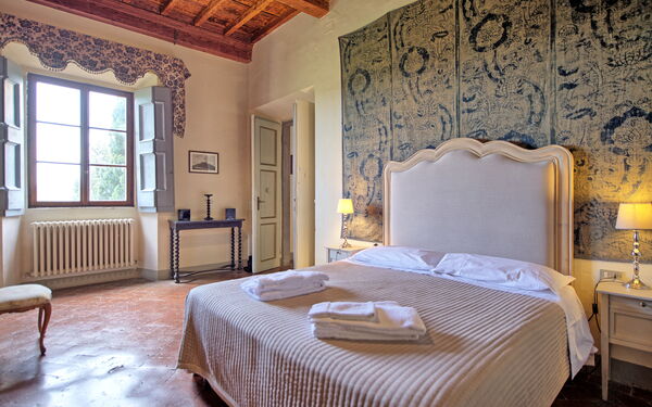 Semesterboende Fattoressa: sovrum