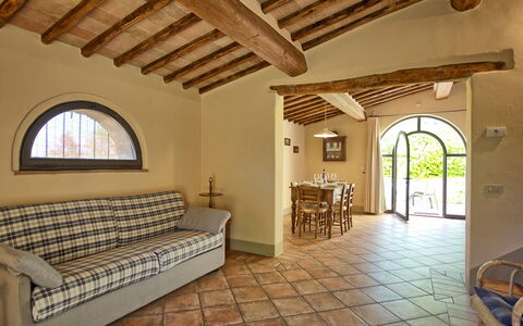 Semesterboende Glicini 2: Vardagsrum