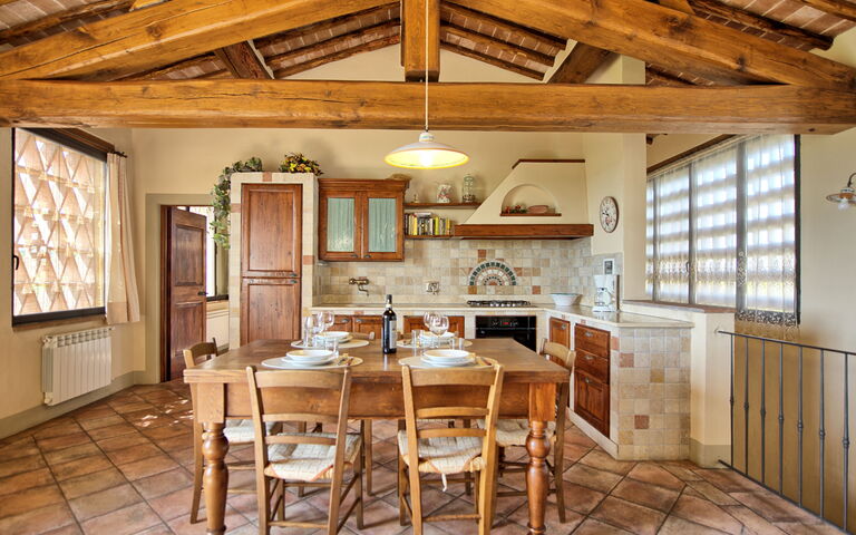 Semesterboende Glicini 3: Kök, Lunchrum, Vardagsrum