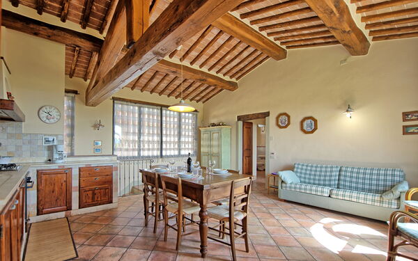 Semesterboende Glicini 3: Kök, Lunchrum, Vardagsrum