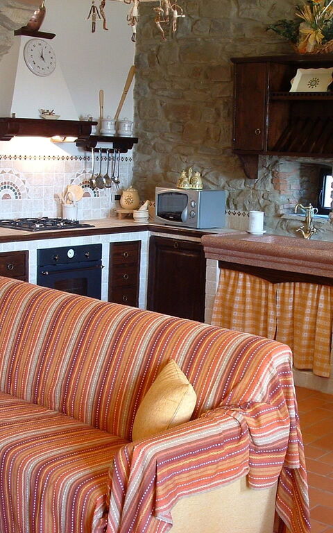 Casa Ivan: Kök, Lunchrum, Vardagsrum