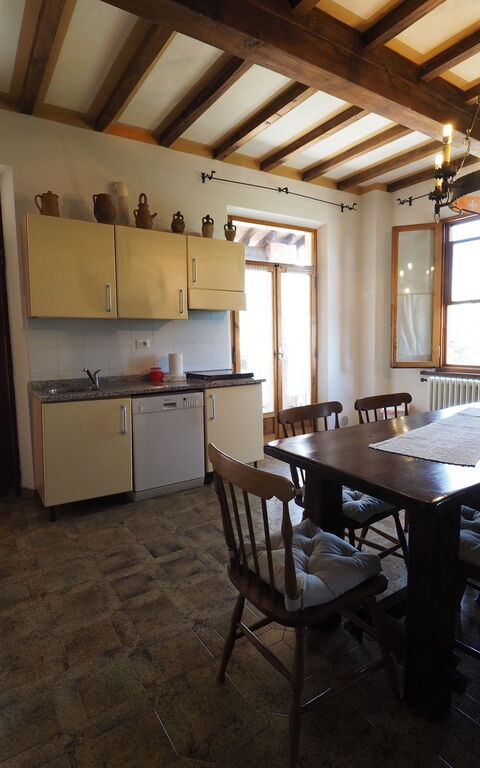 Casa Spina: Kök, Lunchrum