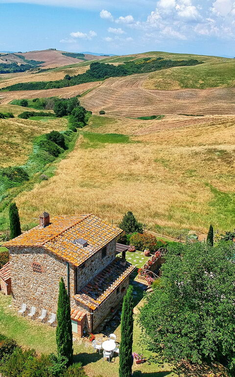 Castelmuzio: Utomhus