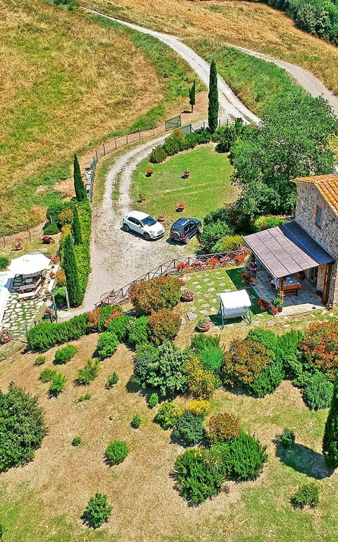 Castelmuzio: Utomhus