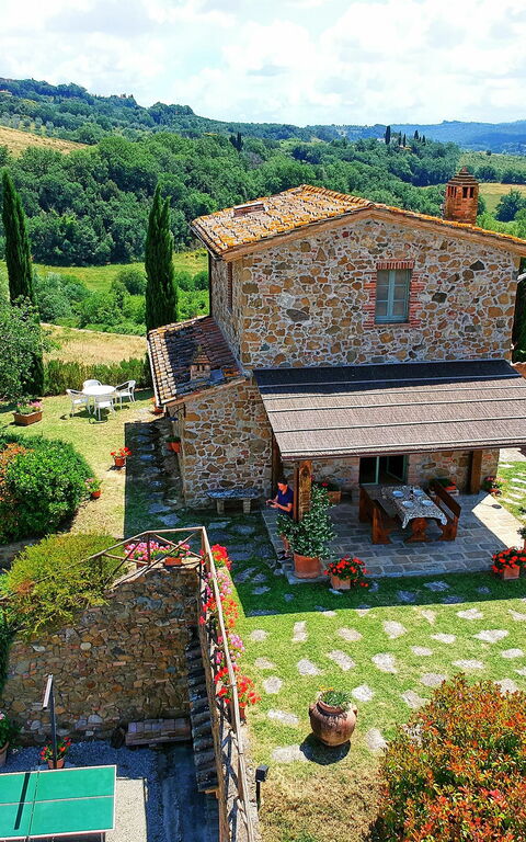 Castelmuzio: Utomhus