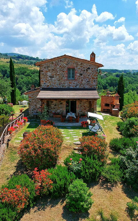 Castelmuzio: Utomhus