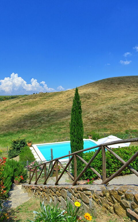 Castelmuzio: Trädgård