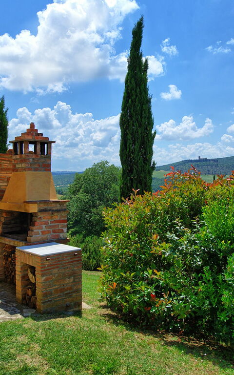 Castelmuzio: Utomhus